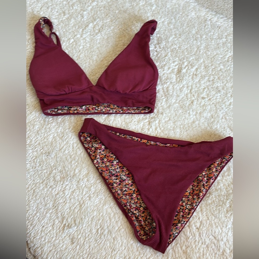 Maaji Reversible swim suit ribbed